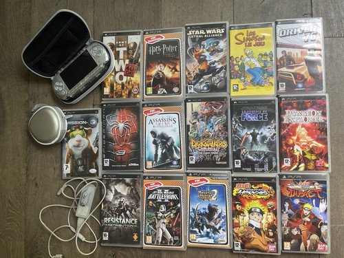 Console sony psp - psp-3000, argent