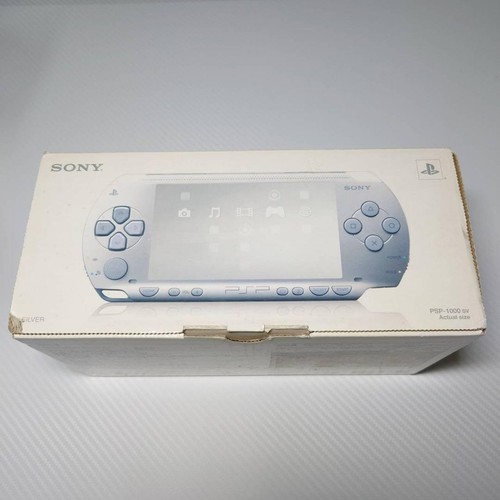 Sony psp 1000 silver console - sony,